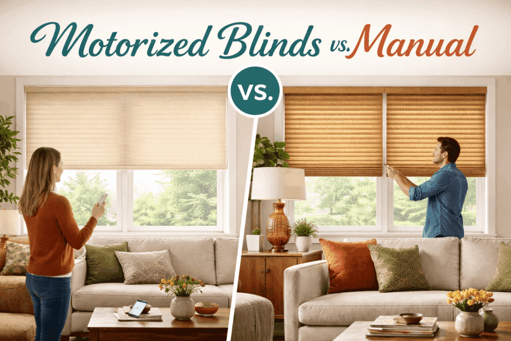 Motorized Blinds vs. Manual Blinds